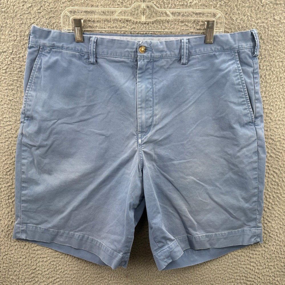Polo Ralph Lauren‎ Shorts Men 38 Blue Chino Classic Fit Stretch Cotton Twill
